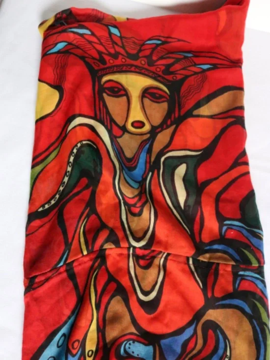 Oscardo Infinity Scarf Daphne Odjig Canadian Artist Indigenous Pow Wow Dancer - Picture 8 of 8